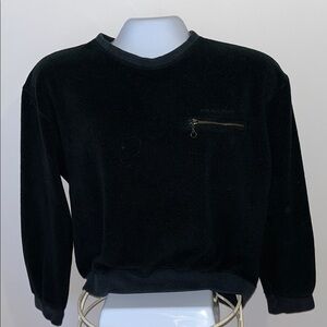 Vintage Ralph Lauren Polo Sport Crewneck Fleece Sweater with Zipper Accent